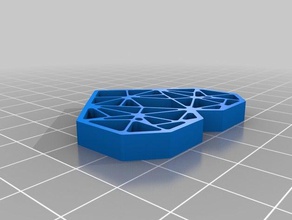 il mio personalizzate cuore origami arredamento 3d print model - Mito3D