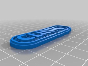 clinic pass signs logos customized 3d print model - Mito3D