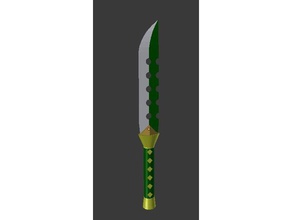 lostvayne toy game accessories anime figma meliodas sacred treasure seven deadly sins sword swords 3d print model - Mito3D