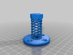 threaded flange vibration dampener replacement parts 3d print model - Mito3D