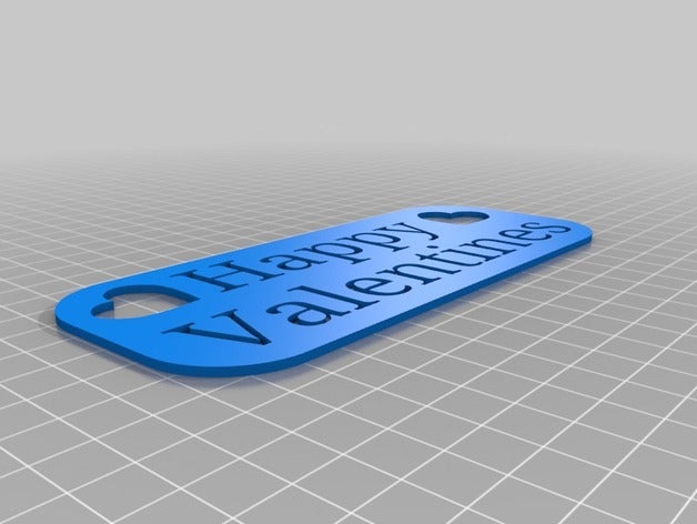 happy valentines Dekor 3D print model - Mito3D