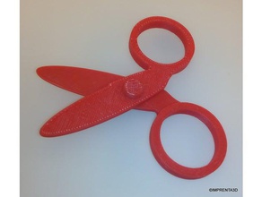 scissorstijeras de los hogares suministros 3d print model - Mito3D