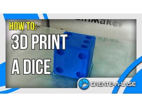 3d print dice learning fusion360 guide youtube 3d print model - Mito3D
