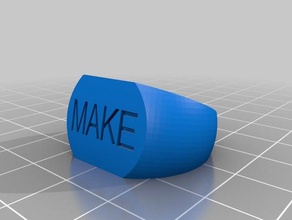 12 make rings customized 3d print model - Mito3D