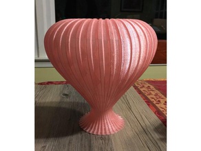 heart vase decor flower valentine valentines day 3d print model - Mito3D