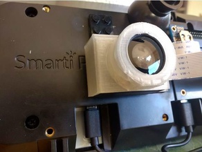 support de lentille smartipi tactile boîtier la caméra ordinateur raspberry pi camera 3d print model - Mito3D