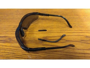 barre latérale de lunettes cxs irbis des spectacles 3d print model - Mito3D