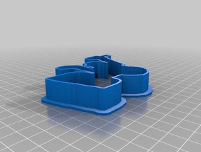 ventilador da neve cortador de cookie a cozinha jantar personalizado 3d print model - Mito3D