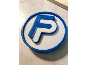 logo de la fp 3d l'impression fabio loghi roms 3d print model - Mito3D