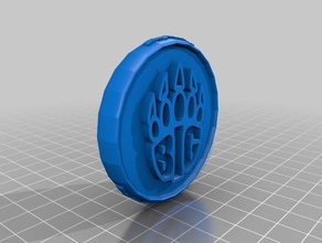 csgo big logo key chain 3d printing counterstrike selfmade traquil 3d print model - Mito3D