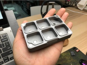 vite piccola casella di magnete vassoio strumento i titolari scatole 3d print model - Mito3D