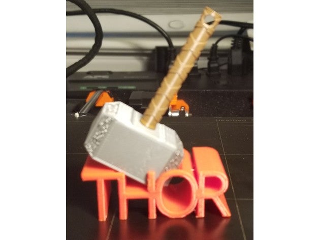 thor base mjolnir props 3D print model - Mito3D