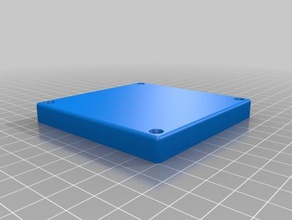 verteilerbox 2 abg&aumlnge mit befestigungslaschen electronics 3d print model - Mito3D