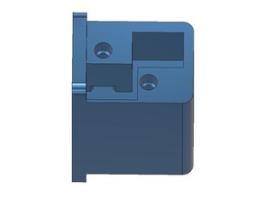 railcore ii belt holder aluminum carriage square nuts 3d printer parts railcore2 3d print model - Mito3D