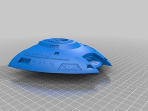nova class scout star trek vehicles space spaceship 3d print model - Mito3D