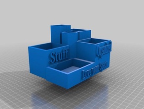 desk organiser 3d printing 3d print model - Mito3D