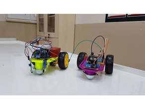 arduino line follower telaio dell'auto la robotica rc auto 3d print model - Mito3D