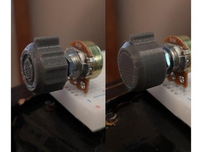 potentiometer b10k knobs electronics knob 3d print model - Mito3D
