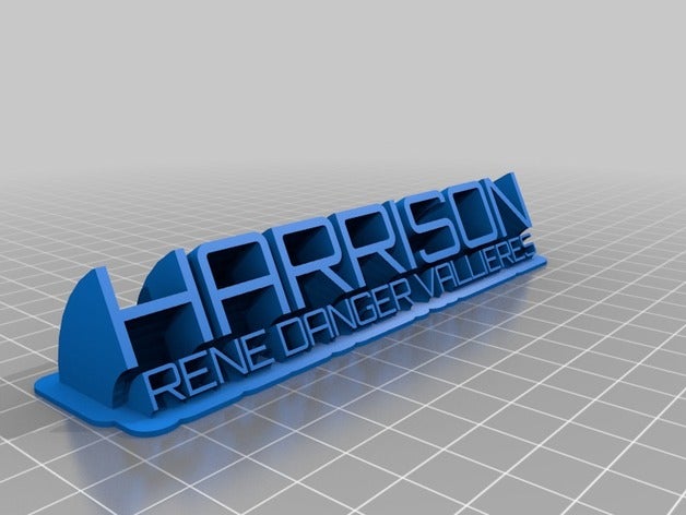 harrison 4 office personalizado 3D print model - Mito3D