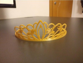mariée fleur de tiare bijoux la couronne diadem les le roi nsfw reine diadèmes 3d print model - Mito3D