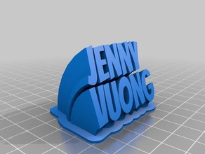 jenny office customized 3d print model - Mito3D