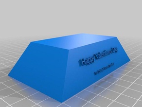 il mio personalizzato doppi di colore rosa trofeo sculture 3d print model - Mito3D