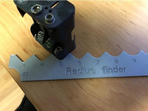 radius finder metric tools 3d print model - Mito3D