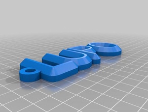 il mio nome personalizzato portachiavi organizzazione 3d print model - Mito3D