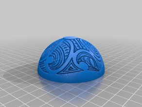 maori kase ilham verdi takı oyun mücevher kutusu 3d print model - Mito3D