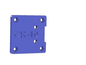 cr-10 cubierta del eje 3d de la impresora partes creality fusion360 3d print model - Mito3D