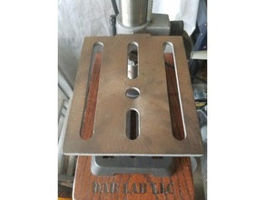 drill press table cover machine tools parametric design 3d print model - Mito3D