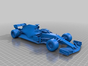 red bull rb 14 f1 v1 1-20 vehicles 3d model aero car formula 1 modern race racing solidworks 3d print model - Mito3D
