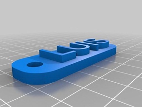 luis signos logotipos personalizado 3d print model - Mito3D