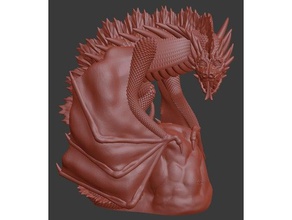 gloomhaven monster elder drake toy game accessories dnd miniature dragon dungeons dragons 3d print model - Mito3D