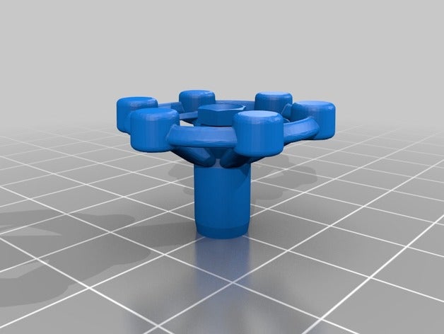 valve tuner button music guitar knob machine head 3D print model - Mito3D