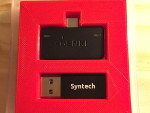 genki case nintendo switch bluetooth adapter video games usb holder game 3d print model - Mito3D