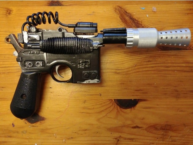 personalizzato dl-44 merr-sonn potenza 5 oggetti di scena blaster han solo merr sonn merr-sonn-potenza-5 star wars 3D print model - Mito3D