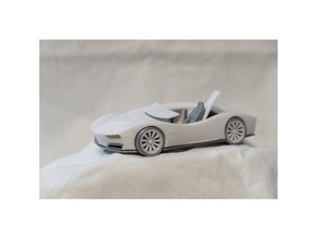 e-otomobil konsepti araç alabilirsiniz Cabrio araba 3d print model - Mito3D