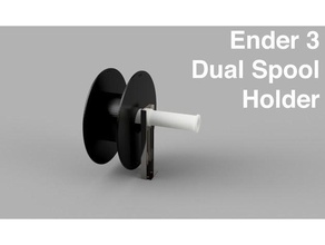 ender 3 2020 dual spool holder 3d printer parts extrusion 3d print model - Mito3D
