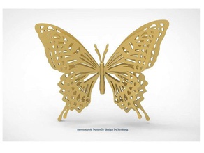 stereoscopic butterfly wall decoration art 2d 3dmodel 3dmodeling 3d modeling beach beautiful bend card cute design display earring flying flysky hair clip haribend hyojung0320 jewellery jewelry korean variety ornaments present scale model 3d print model - Mito3D