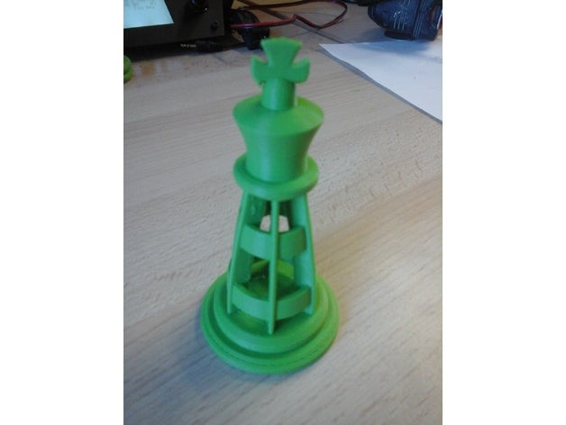 costom chess king piece 3D print model - Mito3D