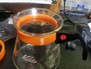 kalita coffee server 300ml handles collar replacement parts 3d print model - Mito3D
