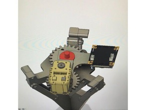 three pronged grabber ccgs robotics model robots ccgsrobotics robocup 3d print model - Mito3D