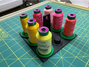 thread spool organizers organization holder spools 3d print model - Mito3D