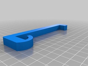 clamp anycubic i3 mega spool holder 3d printer parts 3d print model - Mito3D