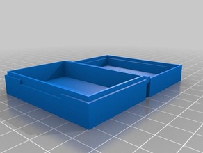 meu personalizados paramétrico articulada a caixa mais impressão de uma peça contentores 3d print model - Mito3D