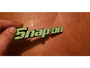 snap-on box logo 3d printing 3d logo tool
