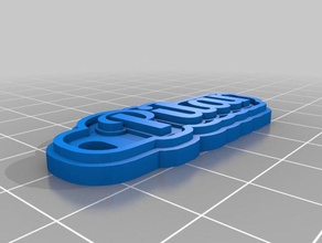 pilar Schlüsselanhänger angepasst 3d print model - Mito3D