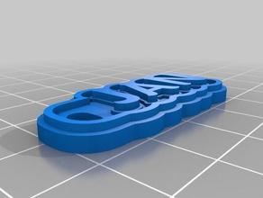 jan llaveros personalizado 3d print model - Mito3D