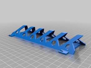 dvd bluray stackable wall mount rack v2 3d printing 3d print model - Mito3D
